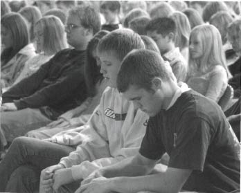Students Praying
