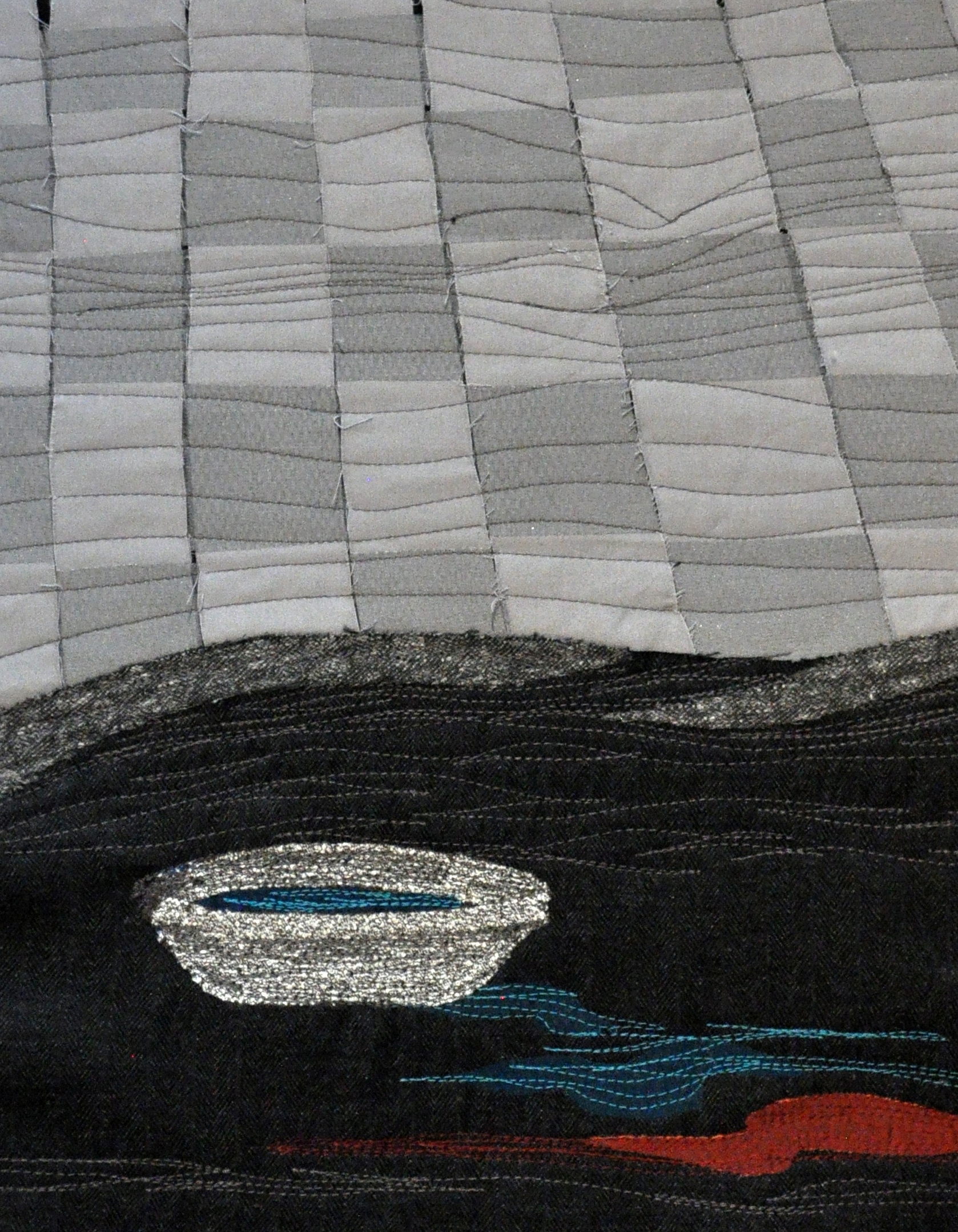 Basin with water and blood