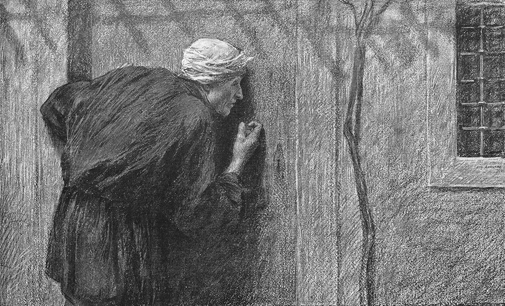 Eugene Burnand Importunate Neighbour 