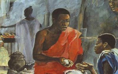 Jesus appears at Emmaus