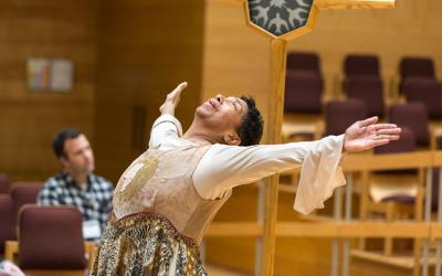 Woman Dancing in worship