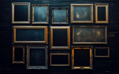 Blank picture frames