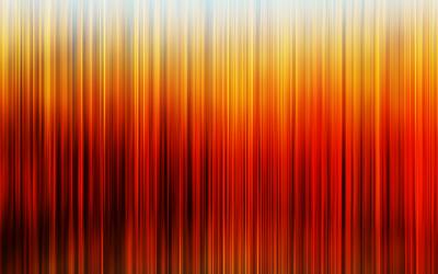 vertical lines of orange, red, and yellow