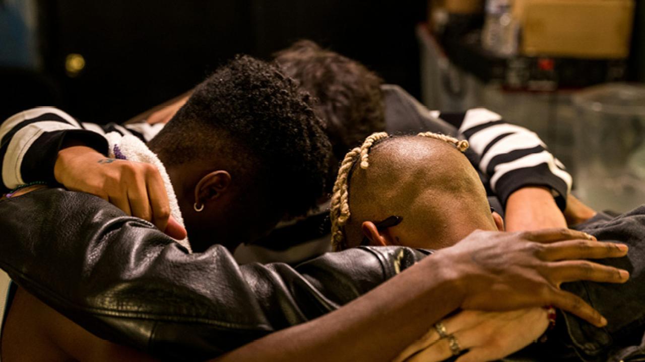 People praying together