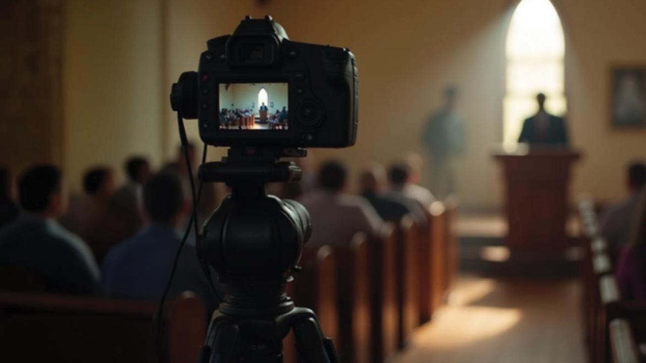 Livestream of a church service