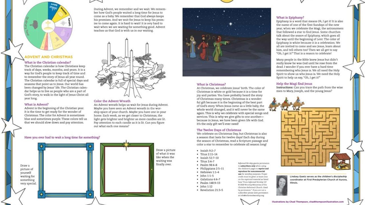 Advent Christmas Epiphany Children
