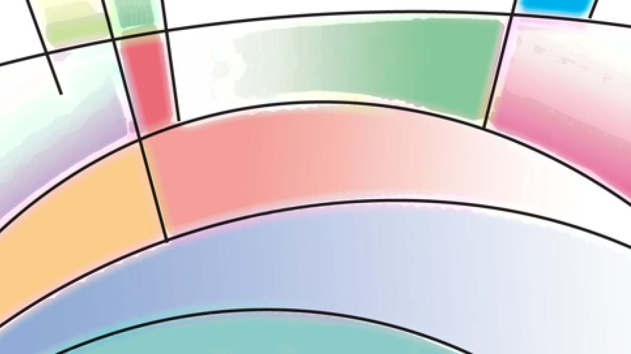 Abstract shape and color