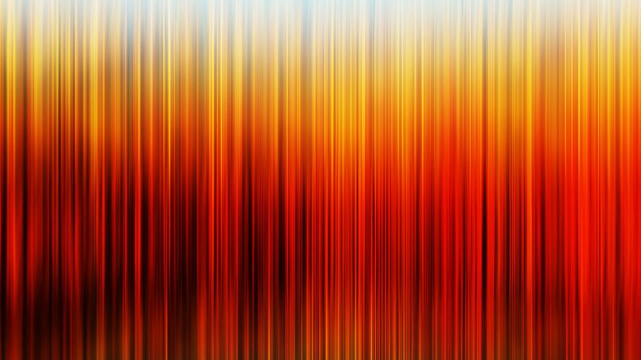 vertical lines of orange, red, and yellow