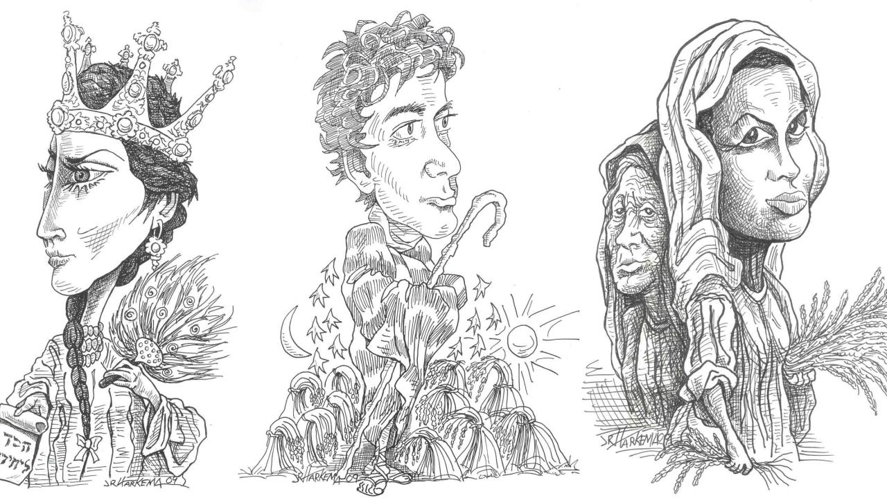 caricatures by Jack Harkema