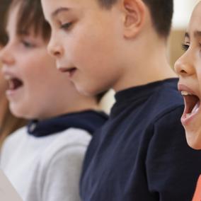 youth singing