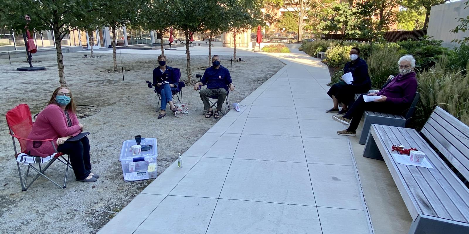 Worship in the park