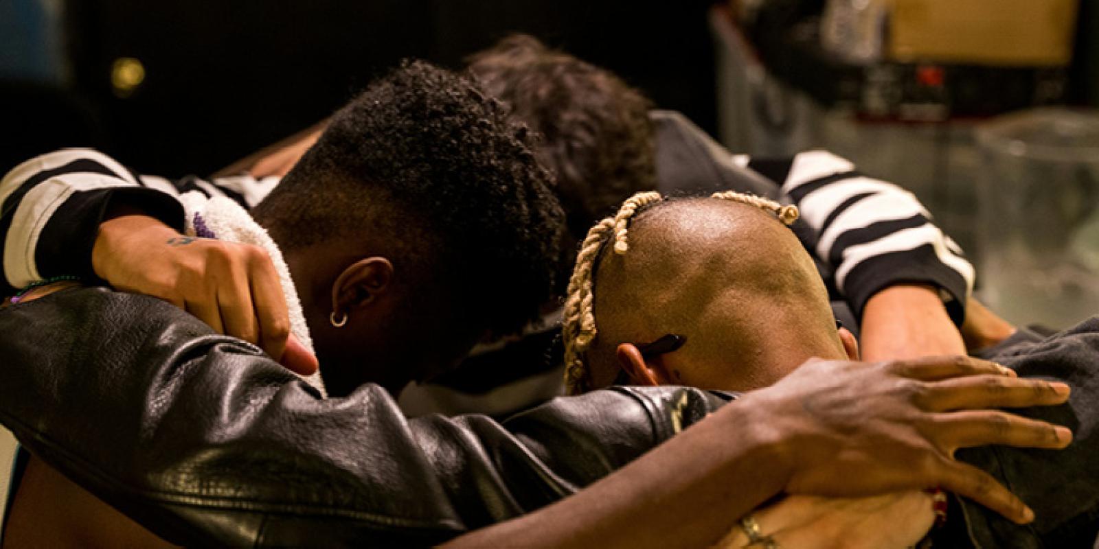 People praying together
