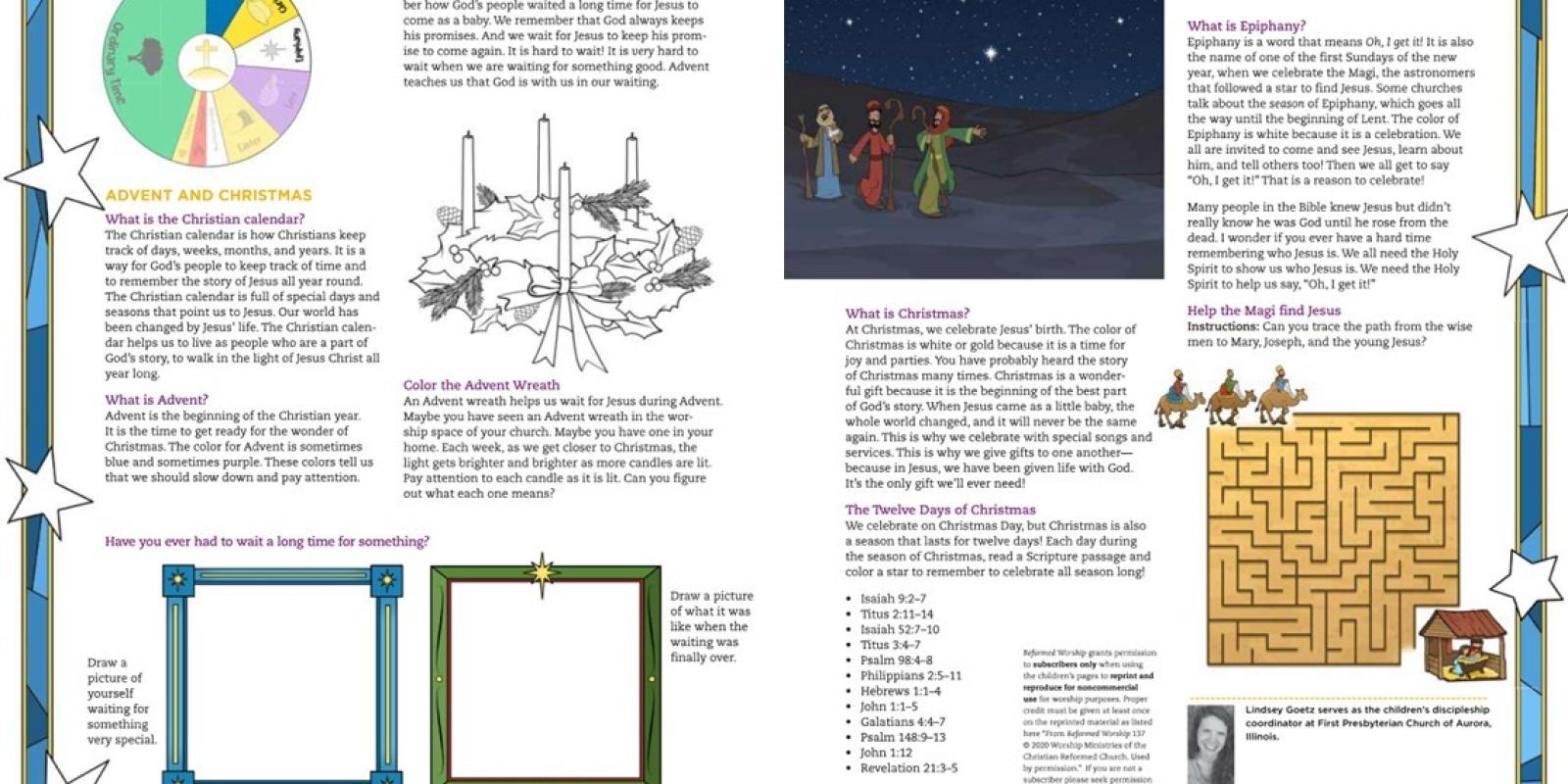 Advent Christmas Epiphany Children