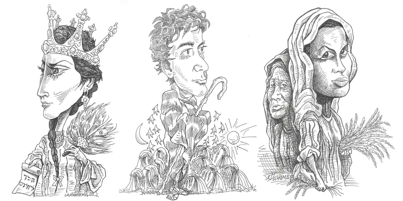 caricatures by Jack Harkema