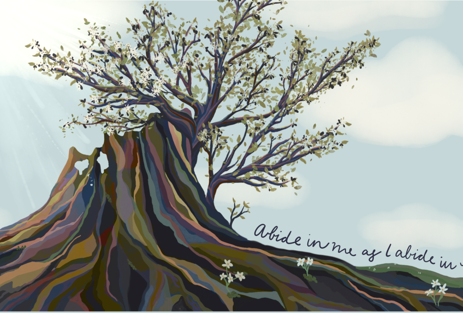 Abide in me as I abide in you